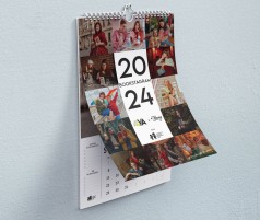 Kalendarz ścienny 2024. Bookstagram
