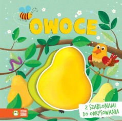 Książki z szablonami. Owoce