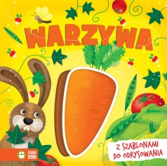 Książki z szablonami. Warzywa