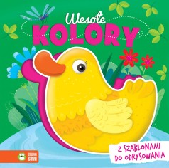 Książki z szablonami. Wesołe kolory