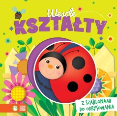 Książki z szablonami. Wesołe kształty 