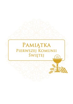 Pamiątka Pierwszej Komunii Świętej (B5)