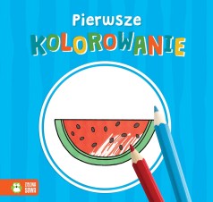 Pierwsze kolorowanie. Niebieska