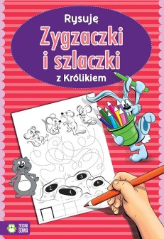 Rysuję zygzaczki i szlaczki z królikiem