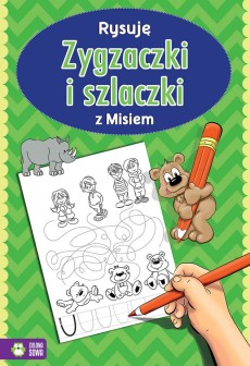 Rysuję zygzaczki i szlaczki z misiem