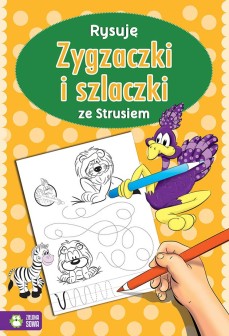 Rysuję zygzaczki i szlaczki ze strusiem