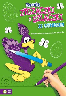 Rysuję zygzaczki i szlaczki ze strusiem