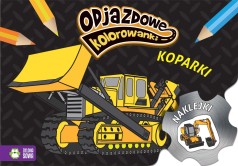 Odjazdowe kolorowanki. Koparki