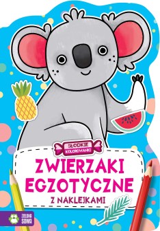 Słodkie kolorowanki. Zwierzaki egzotyczne