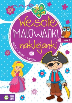 Wesołe malowanki naklejanki cz.2