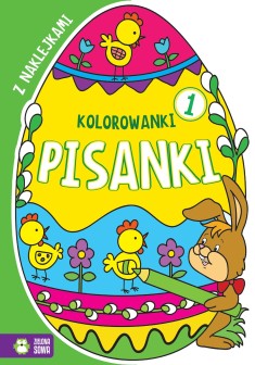 Wielkanocne kolorowanki. Pisanki 1