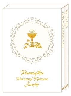  Pamiątka Pierwszej Komunii Świętej - zestaw (B5)