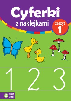 Cyferki z naklejkami 1-3