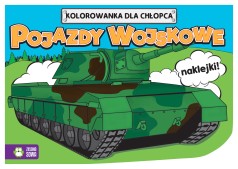 Kolorowanki dla chłopców. Pojazdy wojskowe