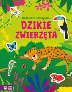 Ozdabiam naklejkami. Dzikie zwierzęta