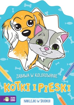 Zabawa w kolorowanie. Pieski i kotki