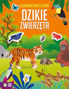 Ozdabiam naklejkami. Dzikie zwierzęta 