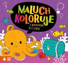 Maluch koloruje i poznaje kolory  