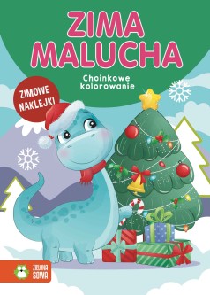 Zima malucha. Choinkowe kolorowanie