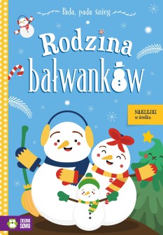 Pada, pada śnieg. Rodzina bałwanków