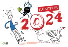 Kalendarz ścienny 2024. Komiks