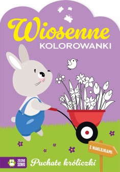 Wiosenne kolorowanki. Puchate króliczki