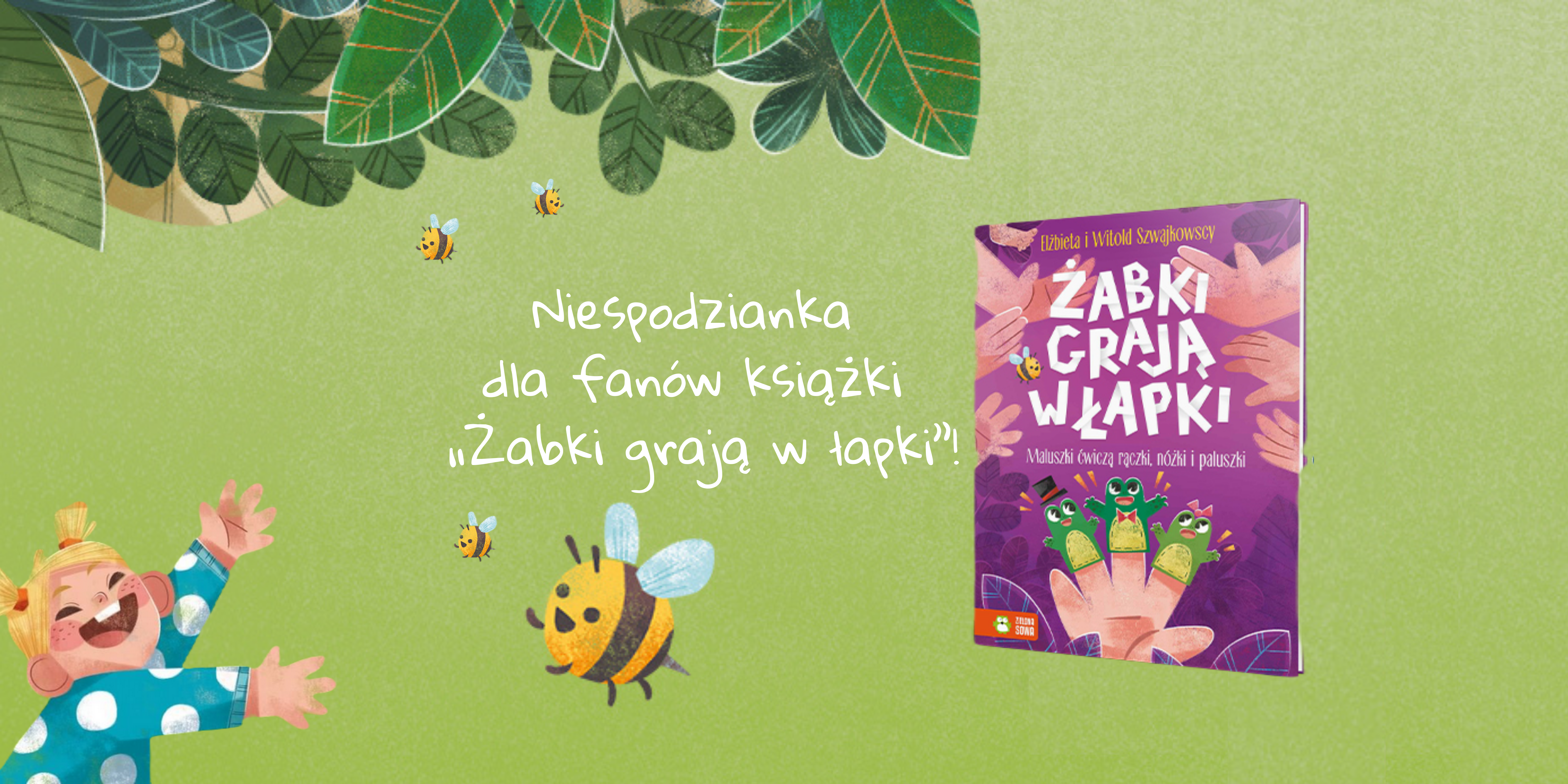 Niespodzianka dla fanów książki „Żabki grają w łapki”!