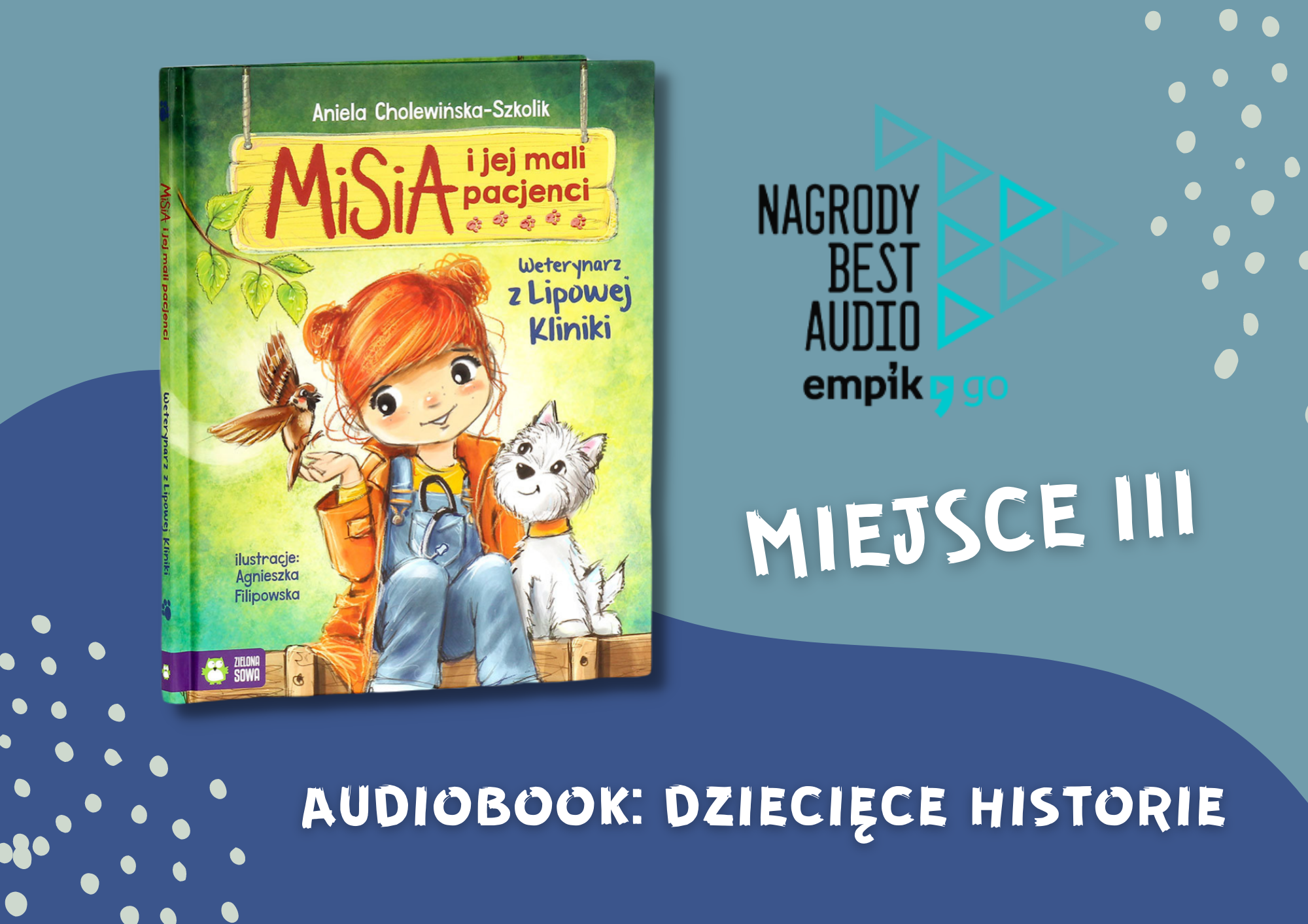 Audiobook „Misia i jej mali pacjenci” z nagrodą AUDIO Empik Go!