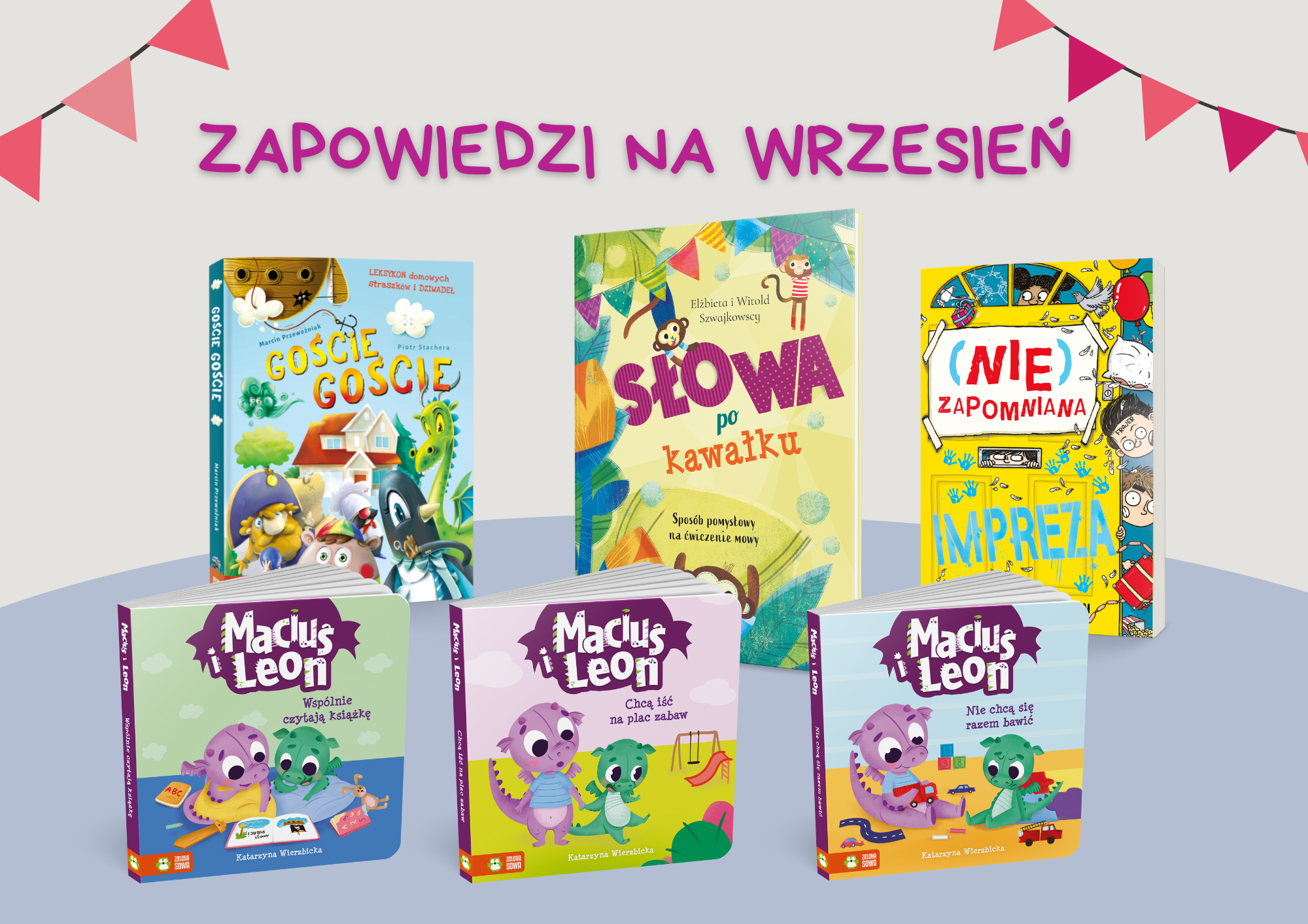 Najnowsze książki dla młodych czytelników  na wrzesień - zapowiedzi