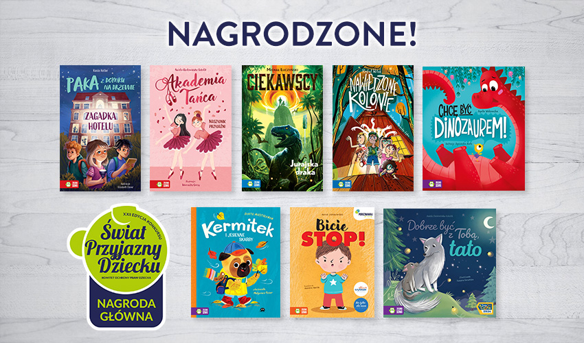 Nasze książki nagrodzone w konkursie „Świat Przyjazny Dziecku” 2025!