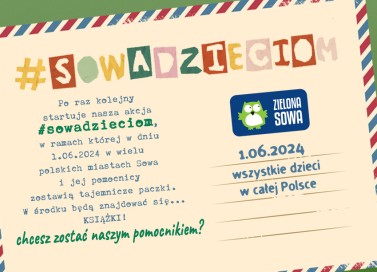 Akcja #sowadzieciom powraca!